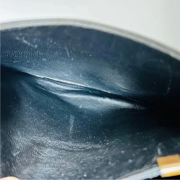 Celine Black Shoulder Bag with Gold Horse Accent - Picture 12 of 16